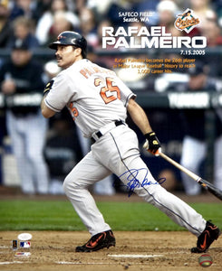 Rafael Palmeiro Autographed Orioles 16x20 3000 Hit PF Photo- JSA Witness Authenticated