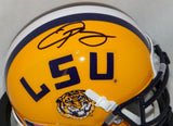 Odell Beckham Autographed LSU Tigers Schutt Mini Helmet- JSA Authenticated *TOP