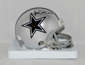 Michael Irvin Autographed Dallas Cowboys Mini Helmet- JSA W Authenticated