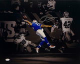 Odell Beckham Autographed NY Giants 16x20 B/W & Color Photo- JSA Auth