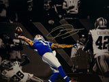 Odell Beckham Autographed NY Giants 16x20 B/W & Color Photo- JSA Auth