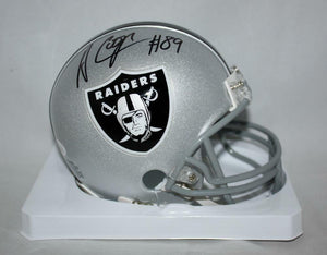 Amari Cooper Autographed Oakland Raiders Mini Helmet- JSA W Authenticated