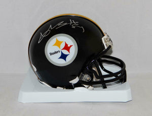 Antonio Brown Autographed Pittsburgh Steelers Mini Helmet- JSA Witnessed Auth