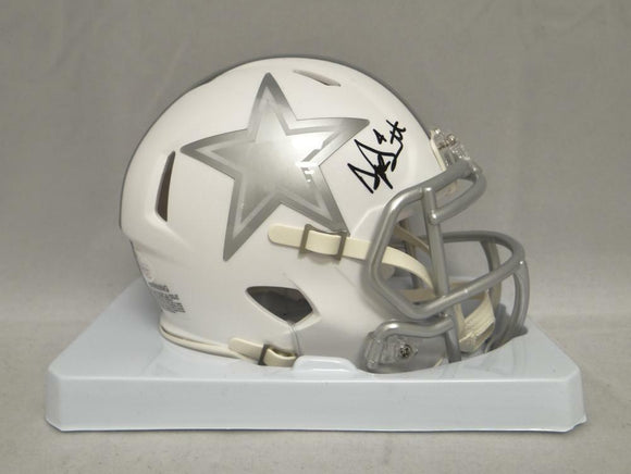 Dak Prescott Autographed Dallas Cowboys ICE Alternate Mini Helmet- JSA W Auth