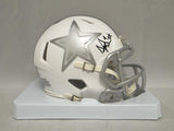 Dak Prescott Autographed Dallas Cowboys ICE Alternate Mini Helmet- JSA W Auth