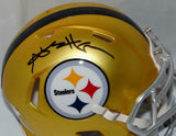 Antonio Brown Autographed Pittsburgh Steelers Blaze Speed Mini Helmet- JSA W Auth