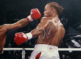 Lennox Lewis Autographed 16x20 Tyson Missing Punch Photo- JSA W Authenticated
