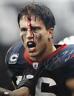 Brian Cushing Signed Houston Texans 16x20 Bloody Face Photo- JSA W Auth *Silver