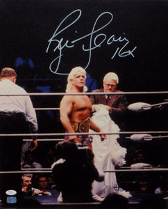 Ric Flair Autographed 16x20 In Ring Photo with Insc- JSA Auth *White