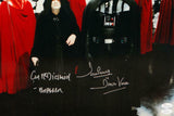 David Prowse/ Ian McDiarmid Signed Star Wars 16x20 Darth Vader & Emperor Photo- JSA Auth  Image 2
