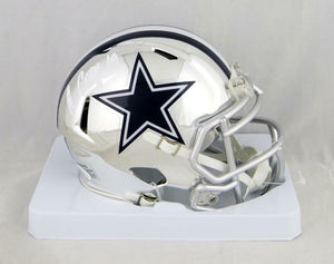 Amari Cooper Autographed Dallas Cowboys Chrome Mini Helmet- JSA W Auth *White