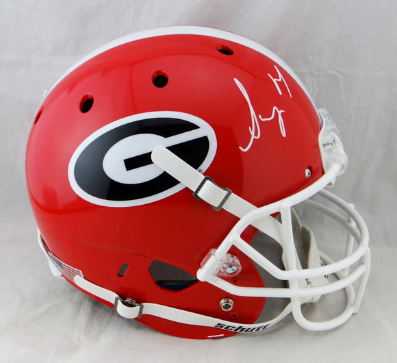 Sony Michel Autographed Georgia Bulldogs F/S Helmet - JSA W Auth *Silver