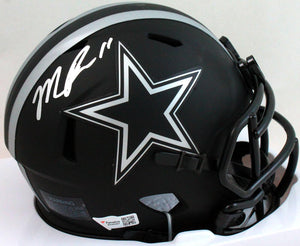 Micah Parsons Autographed Dallas Cowboys Eclipse Mini Helmet- Fanatics *Silver